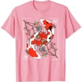thumbnail image 1 of Japanese Koi Carp Fish Nishikigoi Aesthetic Cherry Blossom Softstyle Unisex T-Shirt Men Women Kids,Light Pink Color,Size 2T, 1 of 5