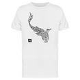 thumbnail image 1 of Japanese Koi Fish Hand Drawn T-Shirt Men -Image by Shutterstock, Male Small, 1 of 2
