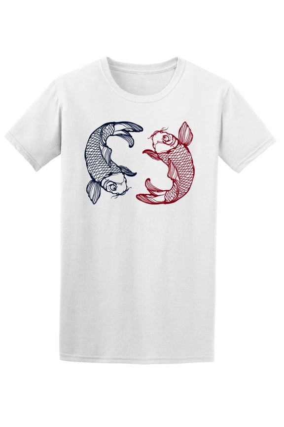 Japanese Koi Fish T-Shirt Men -Image by Shutterstock, Male 3X-Large