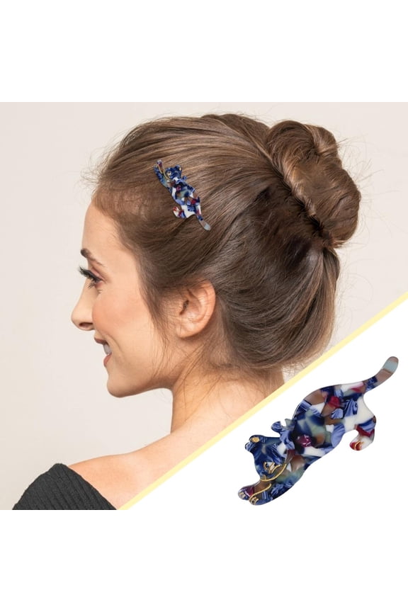 Japanese Korean Style Designer Hair Barrettes Fashion Cat Shape Hair Clips For Women And Girls