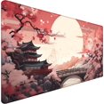 thumbnail image 1 of Japanese Large Gaming Mouse Pad with Stitched Edges, 31.5" x 15.7" Large Extended Computer Pad, Mouse Pad Protector with Non-Slip Waterproof Rubber Base for Laptop Office Accessories, Sunset, 1 of 7