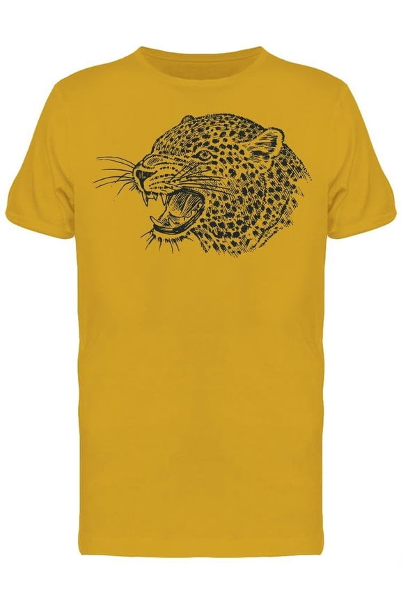 Japanese Leopard T-Shirt Men -Image by Shutterstock, Male Large