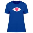 thumbnail image 1 of Japanese Lips Heart T-Shirt Women -Image by Shutterstock, Female Large, 1 of 2