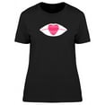 thumbnail image 1 of Japanese Lips Heart T-Shirt Women -Image by Shutterstock, Female XX-Large, 1 of 2
