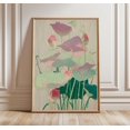 Japanese Lotus Flower Print, Botanical Wall Art, Zen Decor , Poster ...
