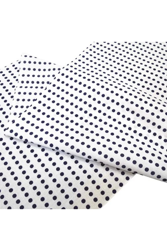 Japanese Mameshibori Headband Tenugui Hand Towel Dots 35"L X 13"W Japan Navy