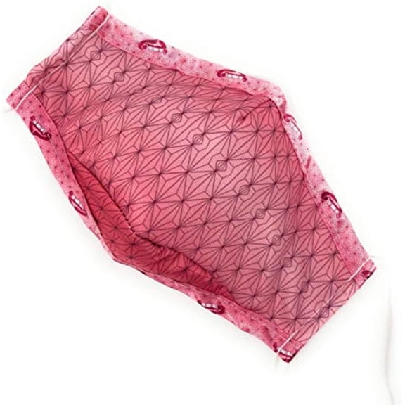 Japanese Manga Anime Pink Ombre Face Mask for Adults Teens with Nose Wire Clip + Filter Pocket - Maskara by BengC