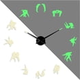 thumbnail image 1 of Japanese Martial Art Judo DIY creative Different Frameless Luminous Wall Clock Home decoration Modern gifts - 47 inch, 1 of 7