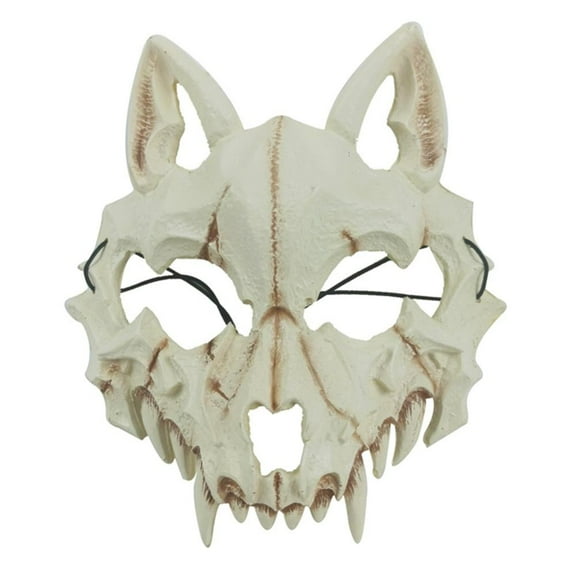 Japanese Mask - Tiger Ye Yaksha Dragon God Tengu Black Tortoise, Resin Latex Skull Scary Horror Ninja Mask Costume Props