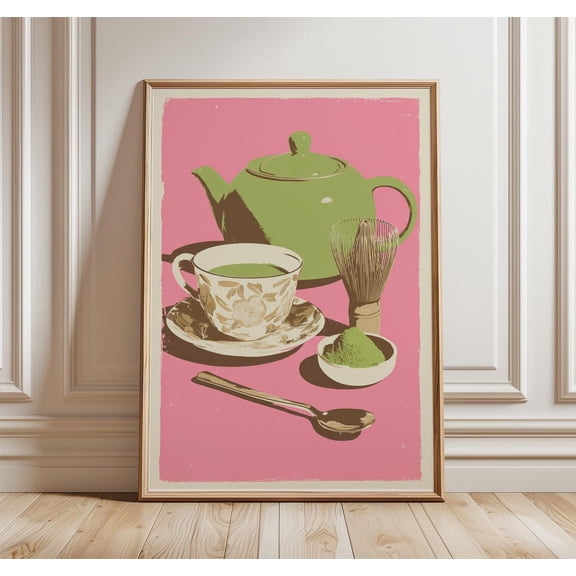 Japanese Matcha Tea Kitchen Poster Unframed Paper Print