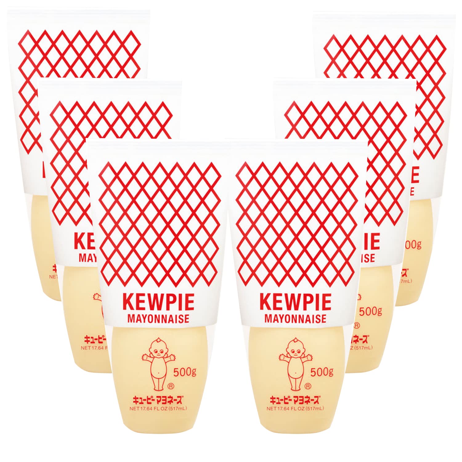 Japanese Mayonnaise, Rich and Creamy Umami Taste, Made In Japan (6 Packs)