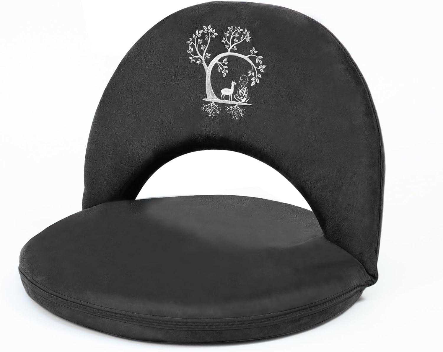 Japanese Meditation Floor Chair with Back Support for Adults Premium Meditation Chair with