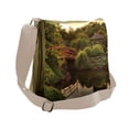 thumbnail image 1 of Japanese Messenger Bag, Garden Asia Peace, Unisex Cross-body, by Ambesonne, 1 of 2