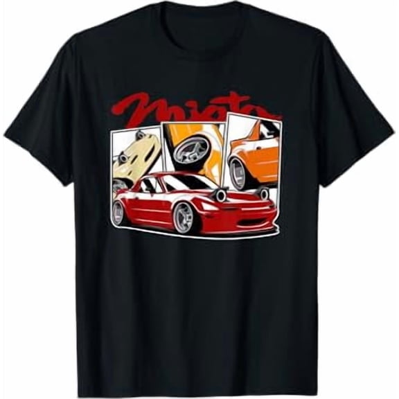 Japanese Miata Car Retro Vintage Sports Car Legend 90s T-Shirt
