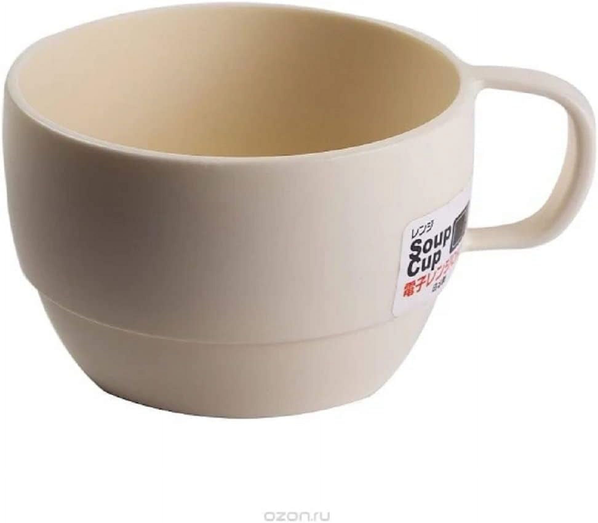 Japanese Microwavable Soup Mug Unbreakable for Kids Camping Travel