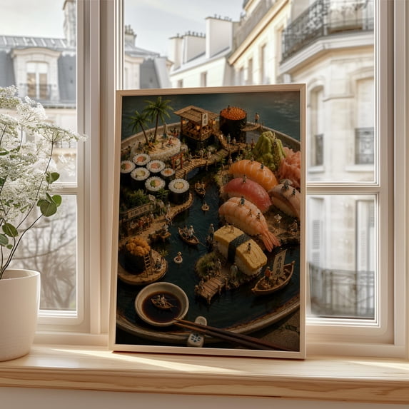 Japanese Miniature Sushi Island