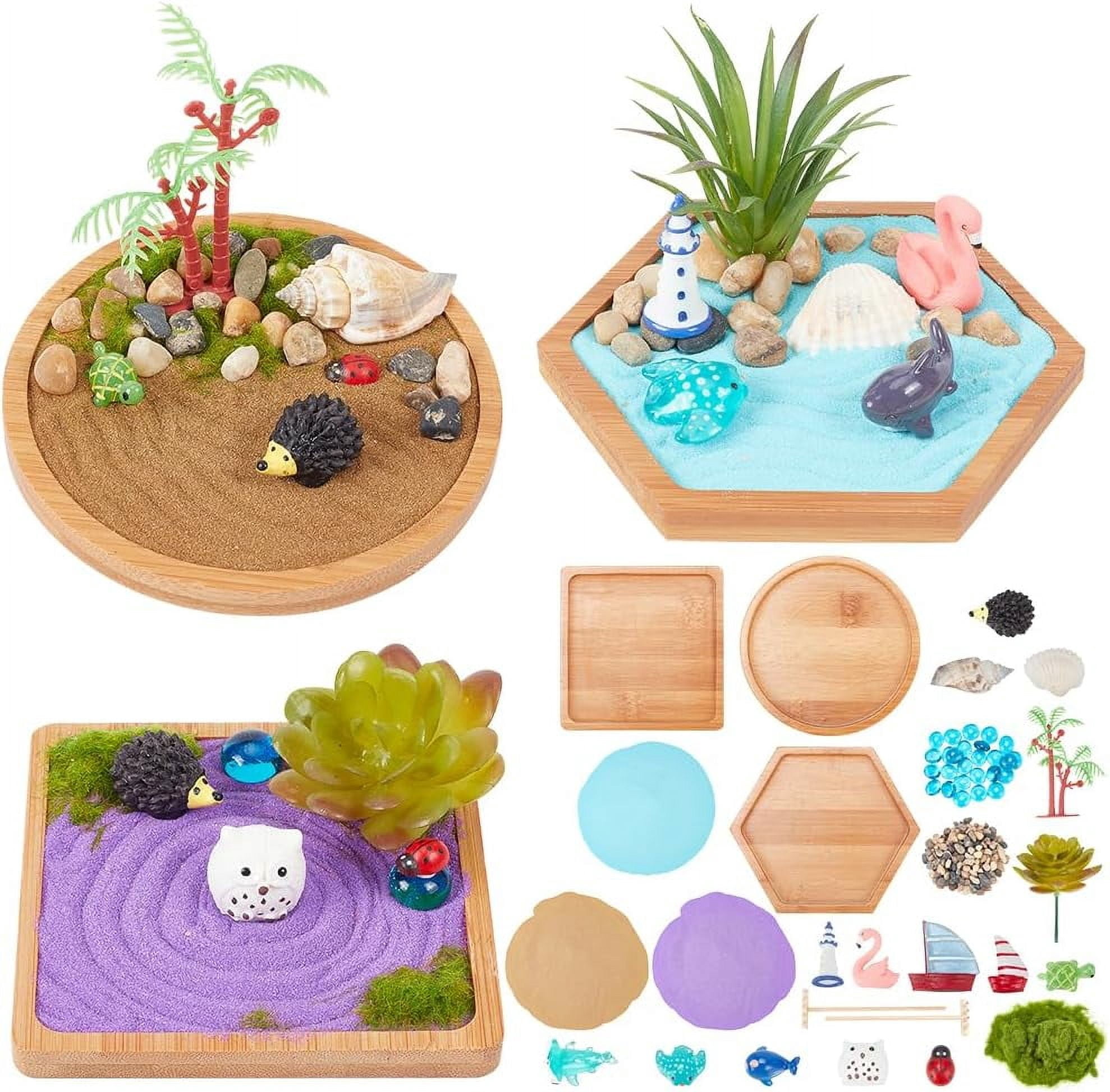 Japanese Miniature Zen Garden Kit Miniature Ocean Beach Sandbox