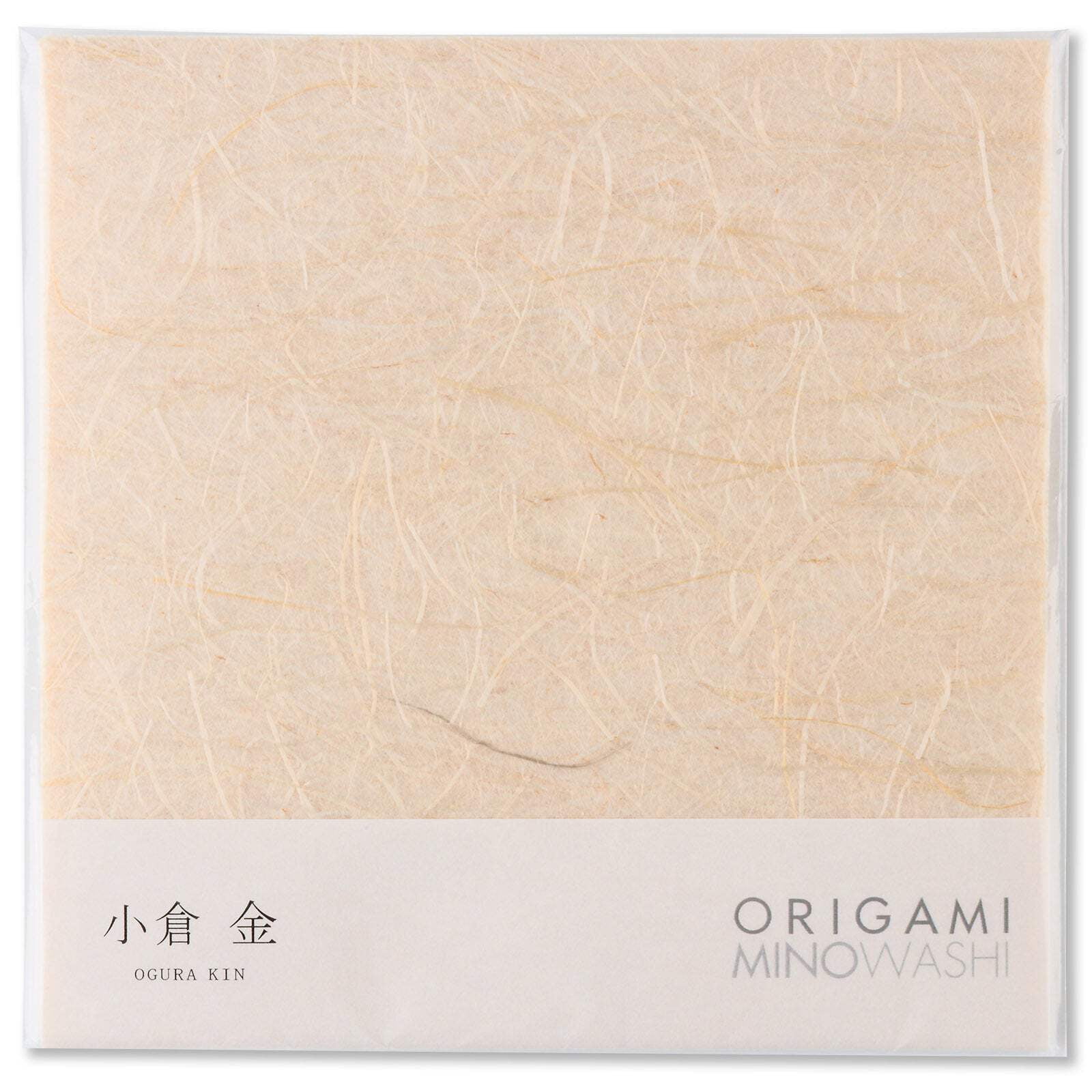 Japanese traditional Mino Washi Origami Paper - Ogura Kin Gold, 6.1 inch, 20 Sheet - High Quality Washi Paper, Natural Hemp Fiber Texture