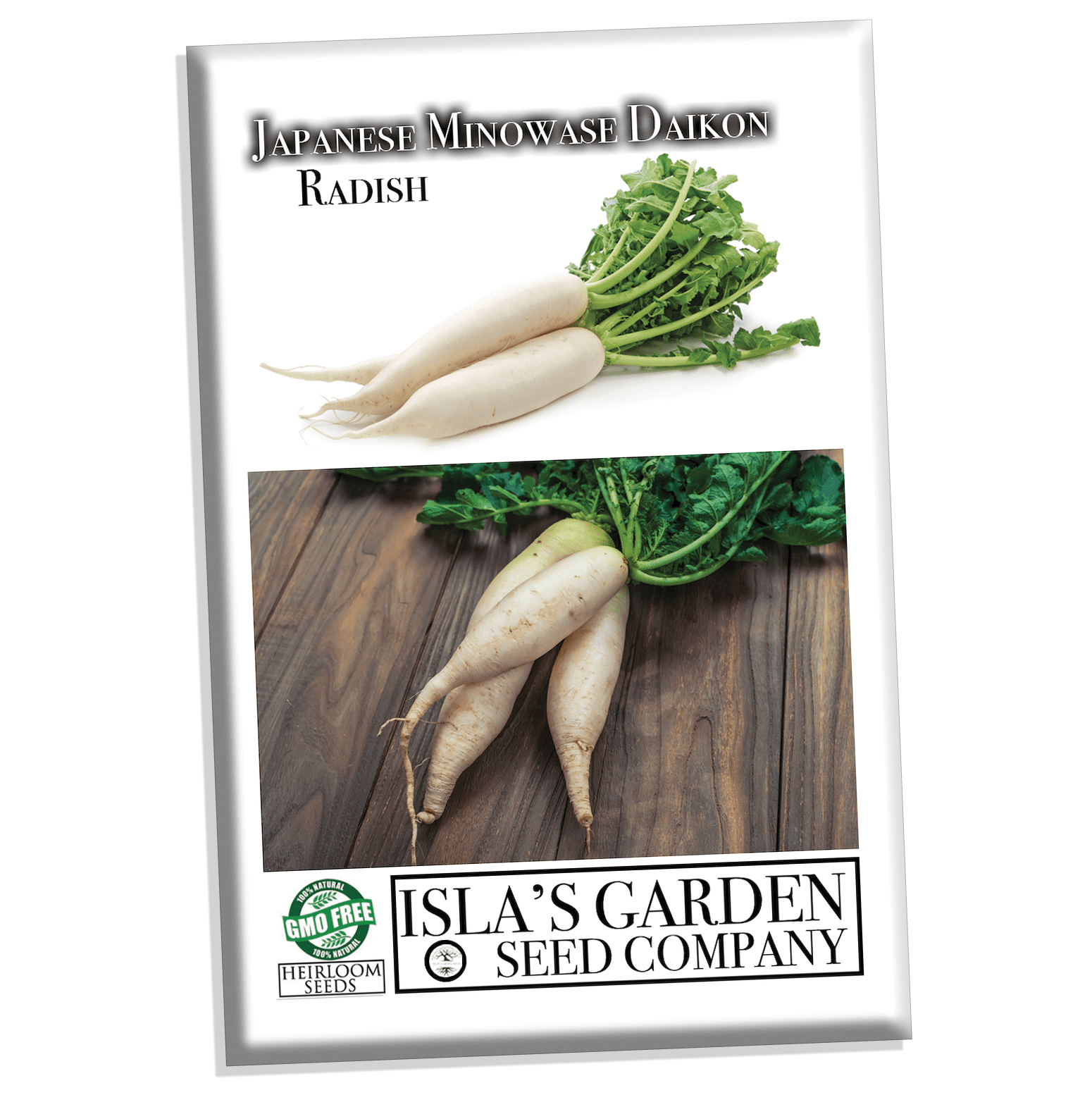 Japanese Minowase Daikon Radish Seeds for Planting, 100+ Heirloom Seeds