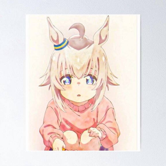 Japanese Mobile Game Anime Horse Racing Character Wall Art, Unframed Poster