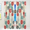 thumbnail image 1 of Japanese Modern Style Blackout Curtains for Living Room Bedroom 55W x 72/84L Insulated Window Drapes 2 Panels, 1 of 6