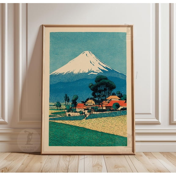 Japanese Mountain Mount Fuji Poster Unframed Paper Print