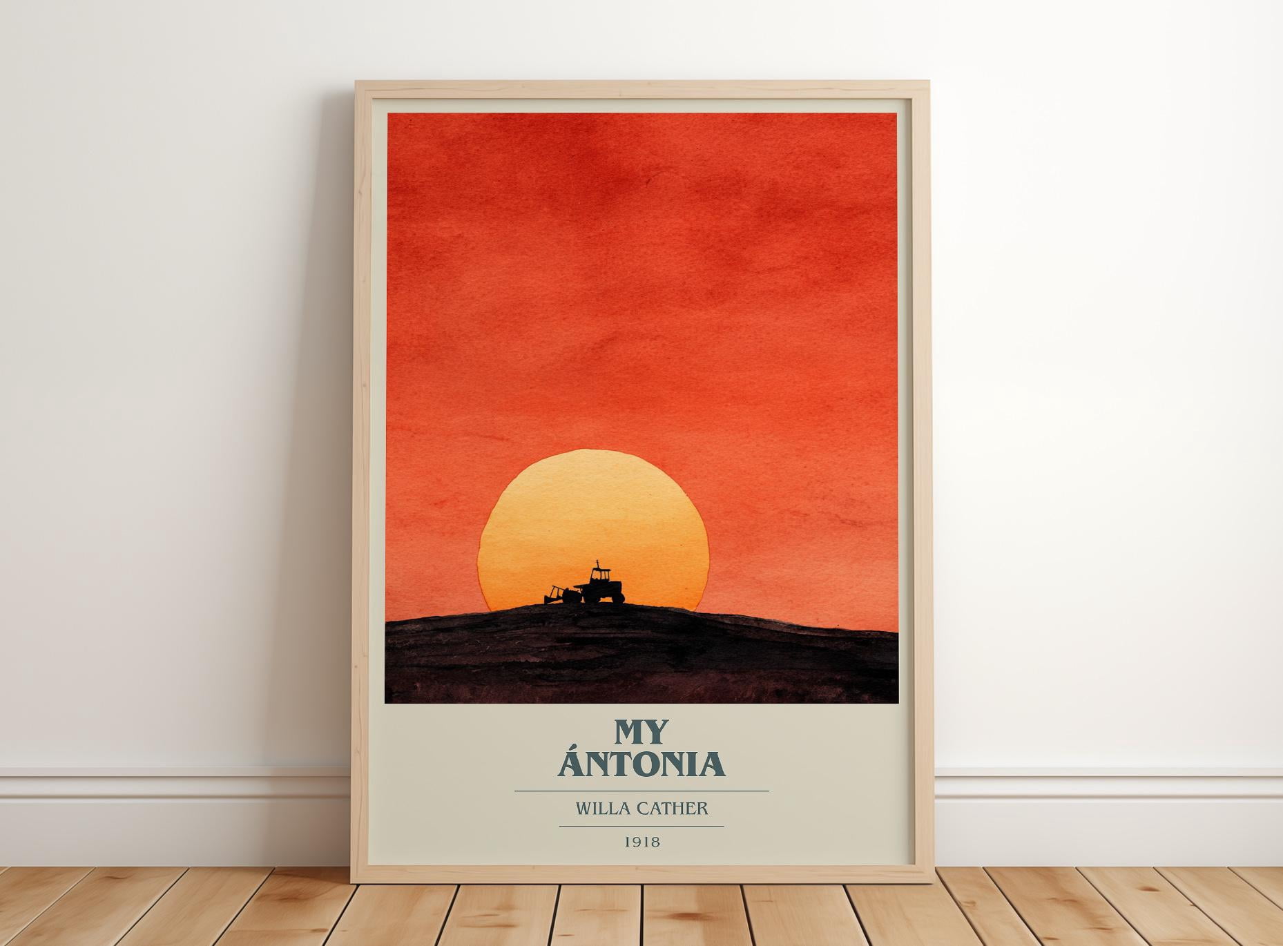 Japanese My Ntonia By Willa Cather Classic Literature Classic Poster ...