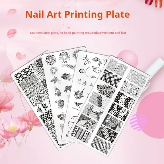 Japanese Nail Print Steel Plate