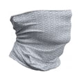 thumbnail image 1 of Japanese Neck Gaiter, Retro Blue Blossoms, Unisex, Blue White, by Ambesonne, 1 of 3