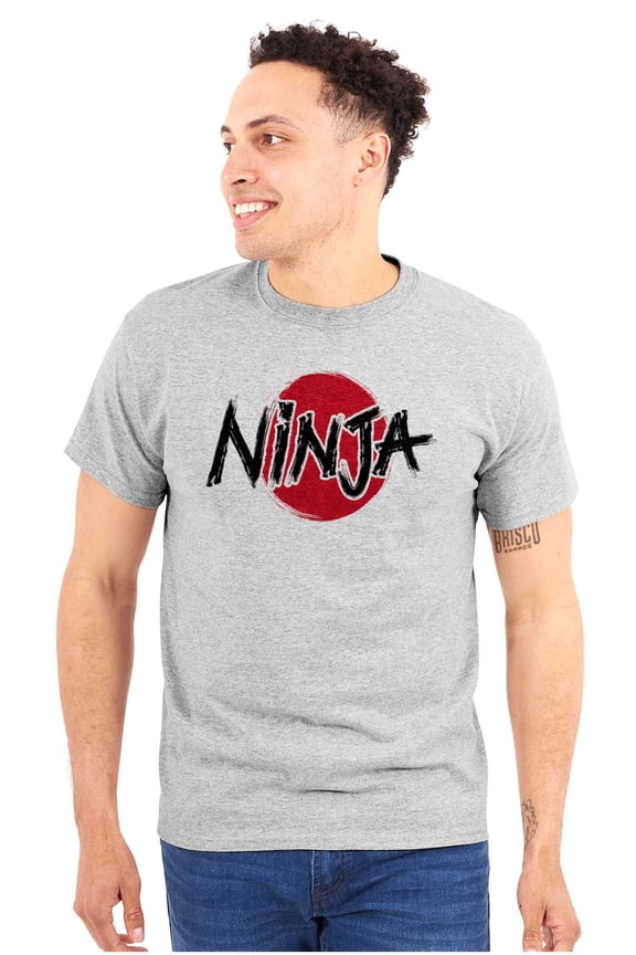 Japanese Ninja Funny Novelty Ideas Men's Graphic T Shirt Tees Brisco Brands L
