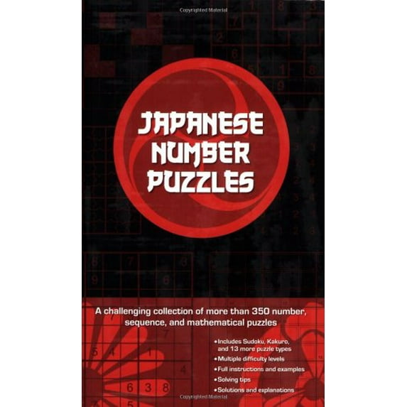 Pre-Owned Japanese Number Puzzles Paperback