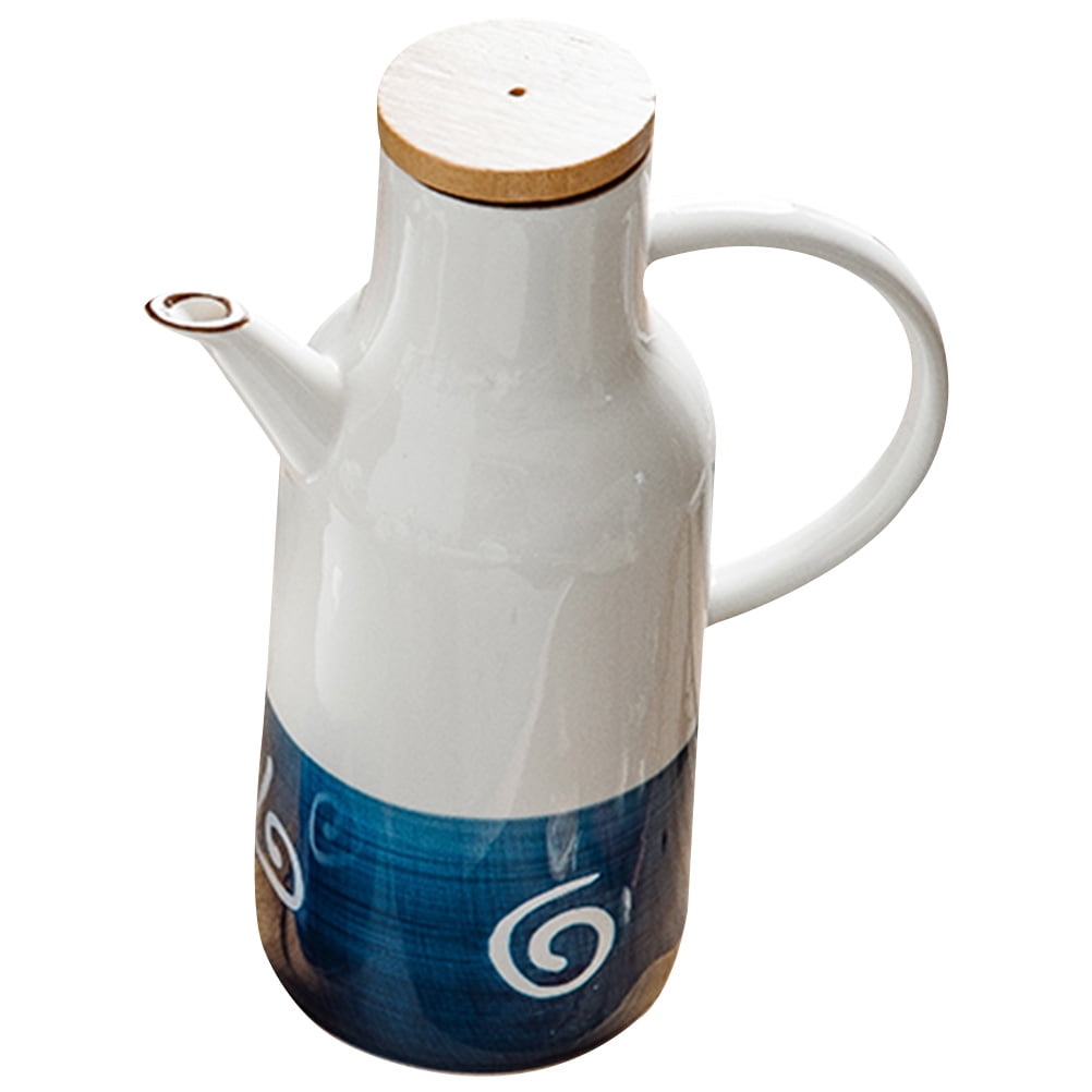 Japanese Oil Bottle Spice Containers Ceramic Holder Household Vinegar