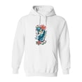 thumbnail image 1 of Japanese Old Floral Dragon  Hoodie Men -Image by Shutterstock, Male Small, 1 of 4
