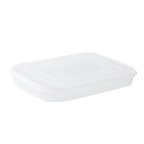 Japanese PP Fish Preservation Box, Soft Lid Sealed Non-Stick Freezer Box for Refrigerator Seafood Meat Storage