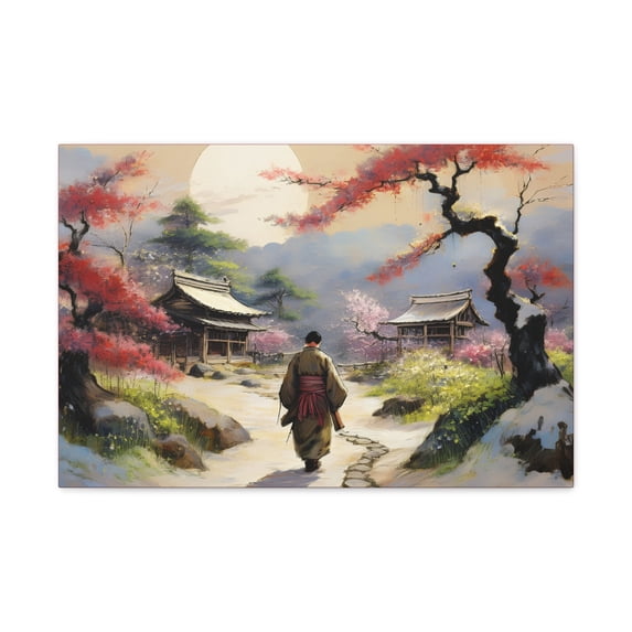 Wood Inner Frame Japanese Painting Print Canvas 24x16, 30x20, 36x24, 48x32, 60x40 ...