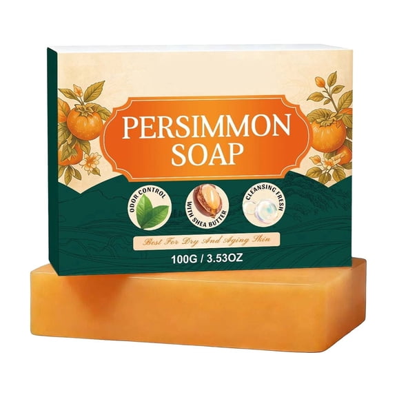 Japanese Persimmon Soap Bar For Body Odor And Hydrating 100G