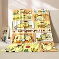 thumbnail image 1 of Japanese Pompom Purin Cartoon Blanket Children Room Soft Fluffy Soft Bed Plush Throws Baby Girl Boys Plush Blanket Quilt Gift, 1 of 9