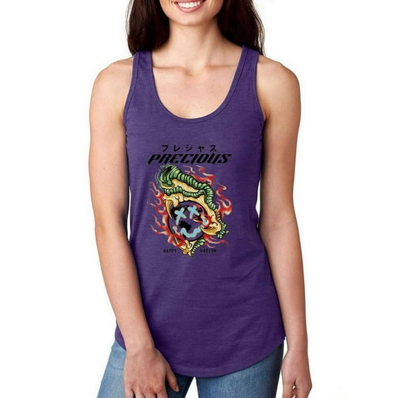 Japanese Precious Dragon Claw Racerback Tank Women -Image by Shutterstock, Female x-Large