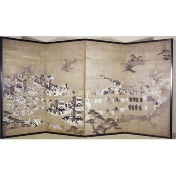 Japanese Print Folding Screen Japanese Art Poster Print