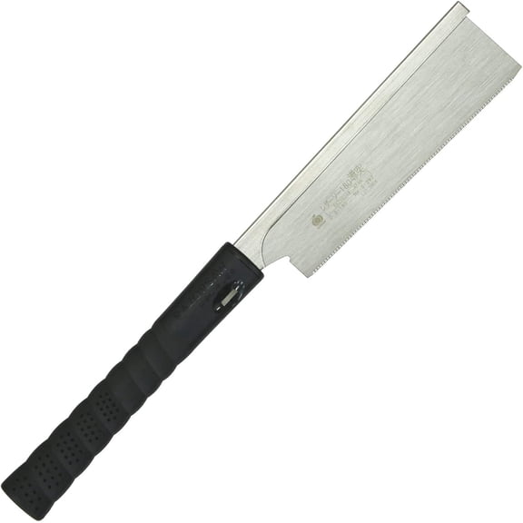 Japanese Pull Saw, Dozuki Style, 180mm Blade Length (Rubberized Grip)