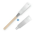 Japanese Pull Saw Hand Saw With Double Edges Of Replaceable Blade Cut