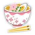 thumbnail image 1 of Japanese Ramen Noodles Bowl - 5" Vinyl Sticker - For Car Laptop I-Pad - Waterproof Decal, 1 of 1