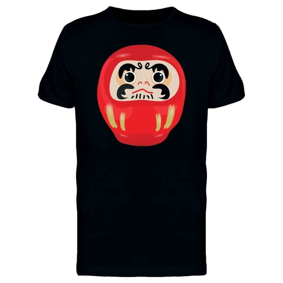 Japanese Red Daruma Doll Tee Men's -Image by Shutterstock