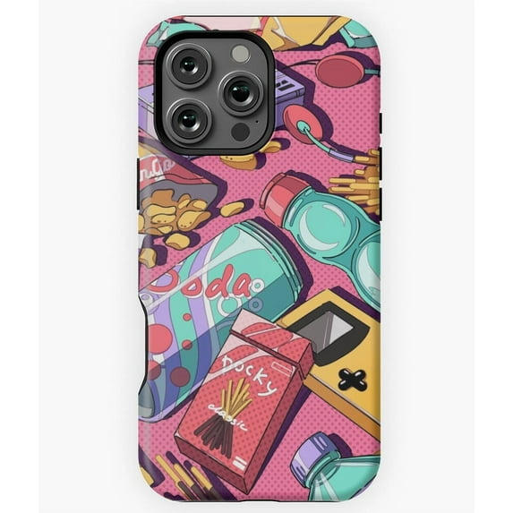 Japanese Retro Snacks and Drinks M0895 Phone Case for iPhone 17 16 15 14 13 12 11 Pro Max