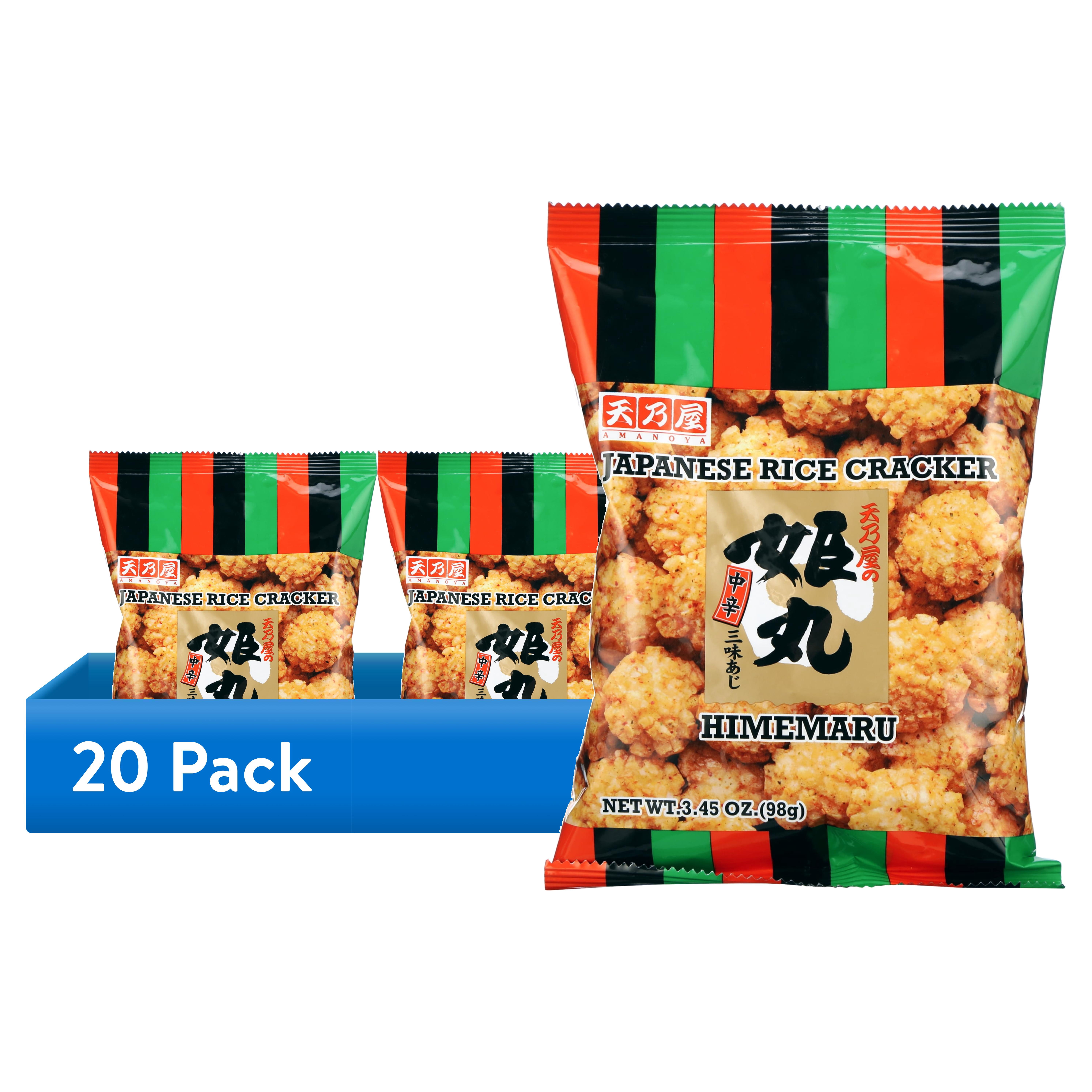 7 pack) Amanoya Himemaru Japanese Rice Crackers, 3.45 oz - Walmart.com