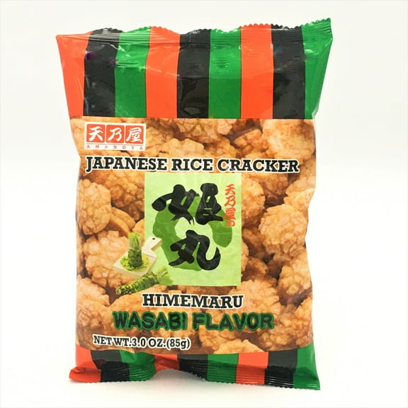 Amanoya Japanese Rice Cracker Wasabi 3 oz