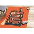 thumbnail image 1 of Japanese Rug, Orange Rug, Abstract Rug, Modern Rugs, Salon Decor Rug, Easy To Clean Rug, Accent Rug, Thick Rug, Indoor Rug, Anime Rug, 3.3'x5' - 100x150 cm, 1 of 4