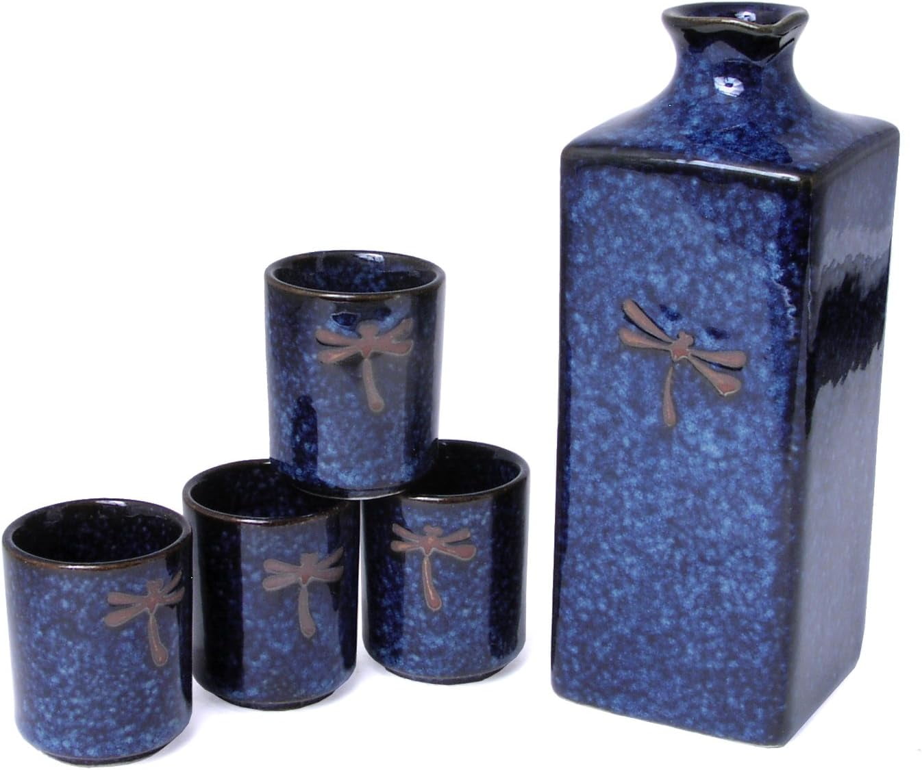 Japanese Sake Set, Blue