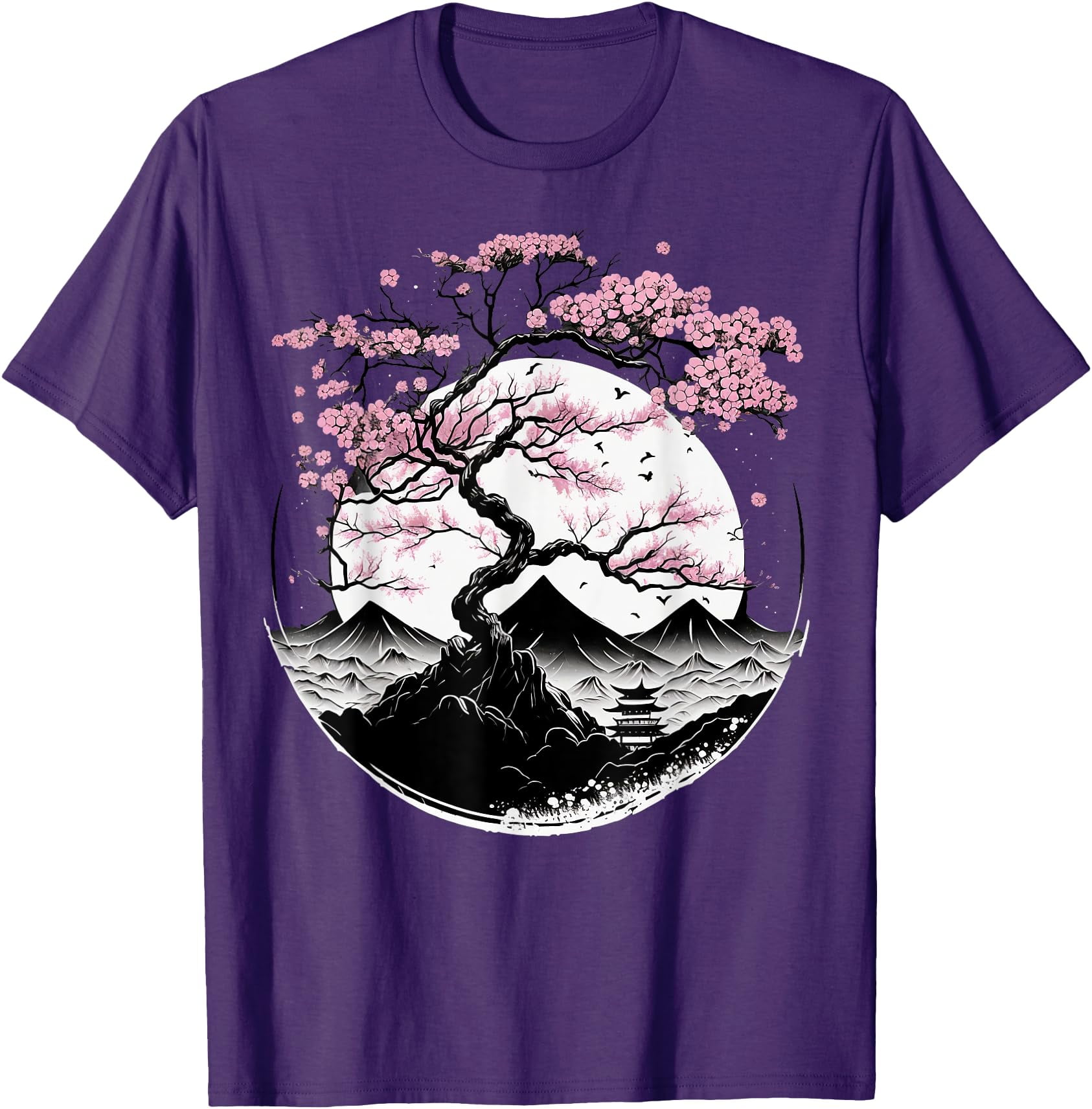 Junior Girls Softstyle T-Shirt - Purple, Medium, 100% Cotton Preshrunk