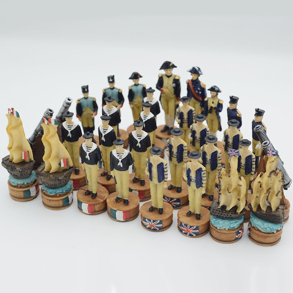 Japanese Samurai Character Theme Resin Chess Only Chess Table Puzzle